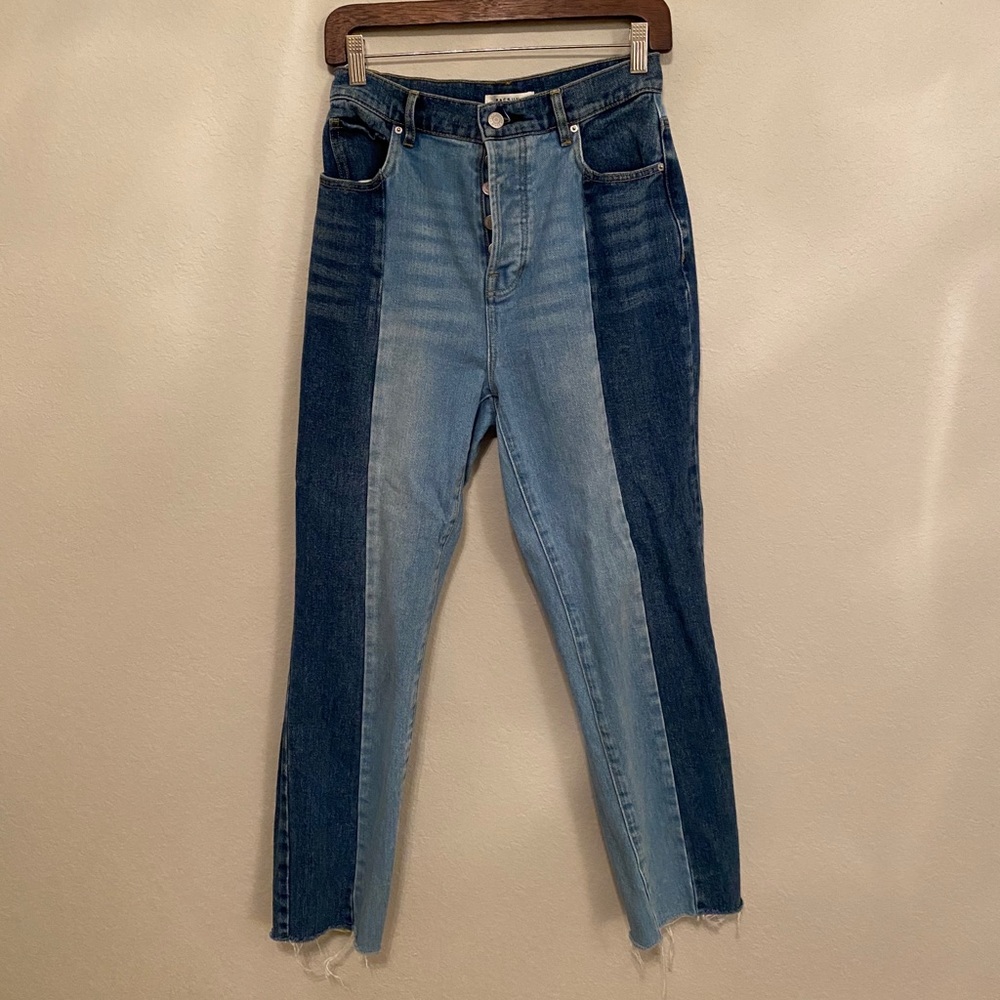 Gently used 2-tone denim